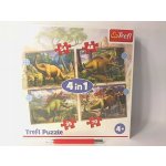 TREFL Zajímaví dinosauři 4v1 35,48,54,70 dílků – Hledejceny.cz