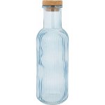 Cosy & Trendy Skleněná lahev Raya s korkovým uzávěrem, 1 l, modrá – Zboží Mobilmania