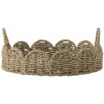 Bloomingville Servírovací podnos Brea Nature Seagrass Ø 35 cm přírodní barva kov proutí – Sleviste.cz