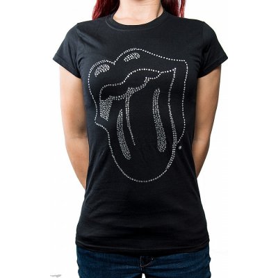 Rolling Stones tričko Tongue Diamante dámské – Hledejceny.cz