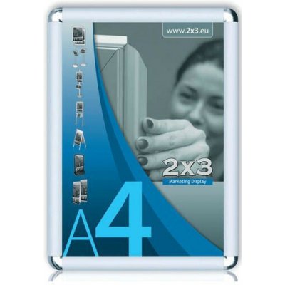 2x3 Kliprám s kulatými rohy 25 mm A3 29,7 x 42 cm – Zboží Mobilmania