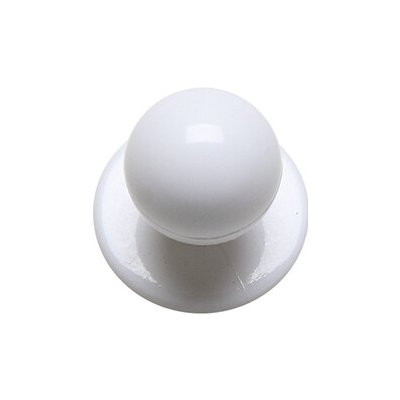 KARLOWSKY Knoflíky bílé, 12 kusů / balení Barva: Bílá – Zboží Mobilmania