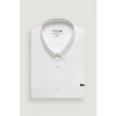 Lacoste bavlněná košile CH2933-001 bílá