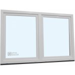 KNIPPING Plastové okno - 70 AD, 2100x1200 mm, O/OS sloupek, bílá – HobbyKompas.cz