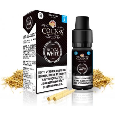 Colinss Royal White Cigaretový tabák 10 ml 6 mg – Zboží Mobilmania