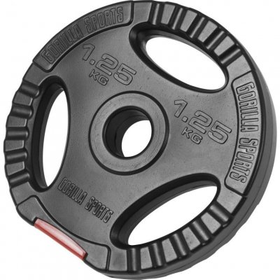 Gorilla Sports potažený plastem 1,25 kg 185 mm – Hledejceny.cz
