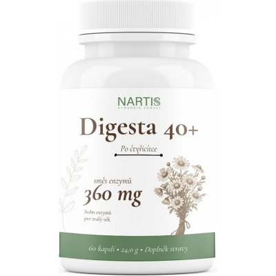 Nartis Digesta 40+ – po čtyřicítce 60 kapslí – Hledejceny.cz