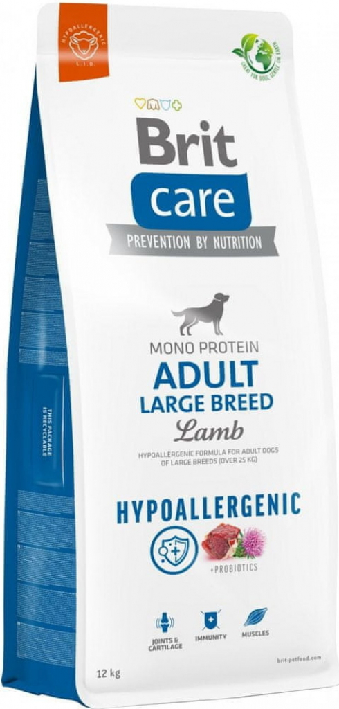 Brit Care Hypoallergenic Adult Large Breed Lamb 2 x 12 kg