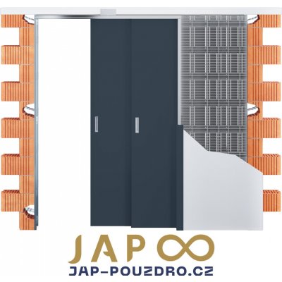 Pouzdro JAP 730 Norma Line Parallel do zděné příčky rozměr 2450 mm – Sleviste.cz