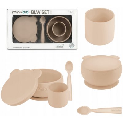 Minikoioi Dining Set miska 450 ml + hrnek 180 ml + lžička – Sleviste.cz