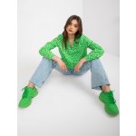 Blouse-DHJ-BZ-6825.56-green – Zboží Dáma
