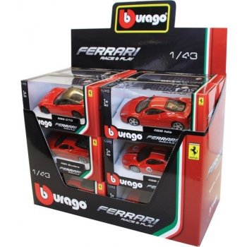 Bburago Auta Ferrari sada 12 ks 1:43