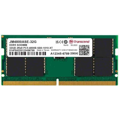 Transcend DDR5 32GB 4800MHz CL40 JM4800ASE-32G – Hledejceny.cz