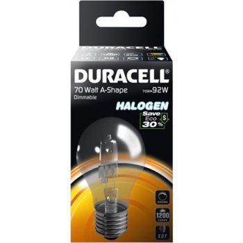 Duracell Eco halogen klasický tvar 70W E27 DU-S6866