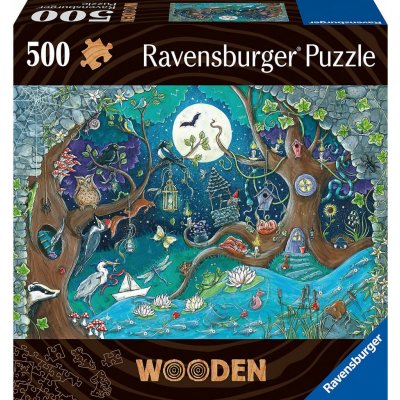 RAVENSBURGER Dřevěné Kouzelný les 500 dílků