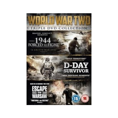 World War Two Triple DVD Collection - 1944: Forced to Fight D-Day Survivor and Escape from Warsaw – Zbozi.Blesk.cz