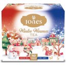 Jones čaj Dárková kazeta vánoční Black & Earl Grey 50 x 2 g