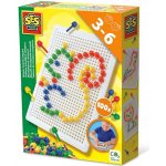 SES CREATIVE Mozaika na desce malá barevné kloboučky 100 dílků 14046x – Zbozi.Blesk.cz