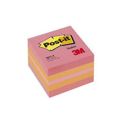 3M Samolepicí bločky Post-it minikostky - růžová / 400 lístků – Hledejceny.cz