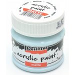 Pentart akrylové barvy 50 ml Pentart black mat – Zboží Dáma