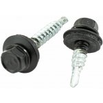 WT WINTECH Střešní šroub 4,8 × 35mm, RAL 9005, s EPDM podložkou, blistr 20ks – Hledejceny.cz