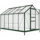 IWHOME DEMETER A101-D 5,93m² green 201x190x312 cm PC 4 mm + základna IWH-10270004