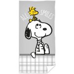 Carbotex Plážová osuška Snoopy a Woodstock All smiles 70 x 140 cm – Hledejceny.cz