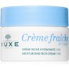 Pleťový krém Nuxe Creme Fraîche de Beauté zklidňující a hydratační krém pro suchou až velmi suchou pleť 24hr Soothing and Moisturizing Rich Cream 50 ml