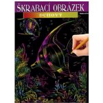 Artlover Škrabací obrázek duhový Rybky – Zbozi.Blesk.cz