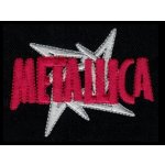 Nášivka METALLICA white red vyšívaná zažehlovací – Hledejceny.cz