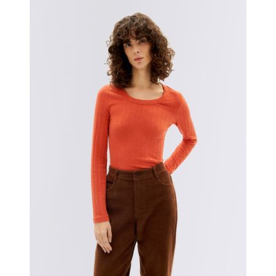 Thinking MU Pumpkin Trash Casilda L/S Top PUMPKIN