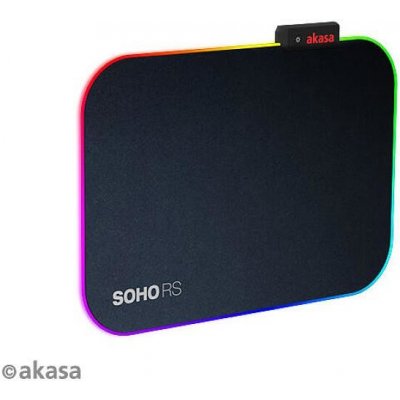 AKASA podložka pod myš SOHO RS, RGB gaming mouse pad, 35x25cm, 4mm thick (AK-MPD-06RB) – Zboží Mobilmania