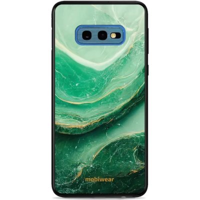 Pouzdro Mobiwear Glossy Samsung Galaxy S10e - G023G - Zelený mramor – Zboží Mobilmania