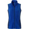 Pracovní oděv JAMES NICHOLSON Dámská pracovní vesta Workwear Fleece Modrá královská Modrá námořní