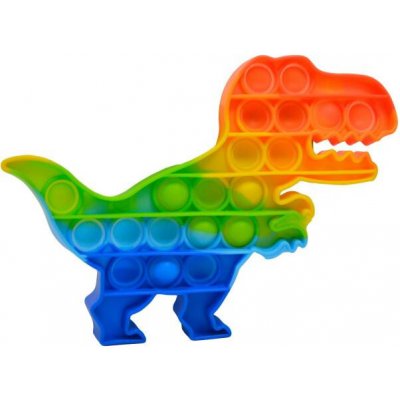 Big Toys Push bubble Pop it dinosaurus duhový – Sleviste.cz