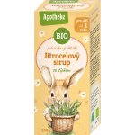 Apotheke Pohádkový dětský Jitrocelový sirup se šípkem BIO 250 g – Hledejceny.cz