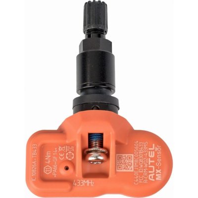 MDtools TPMS senzor s ALU ventilem, 433 MHz, programovatelný, černý 04310 | Zboží Auto
