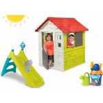 Smoby set domeček Nature a skluzavka XS s vědro setem Medvídek Pú 310069-5 – Zboží Dáma