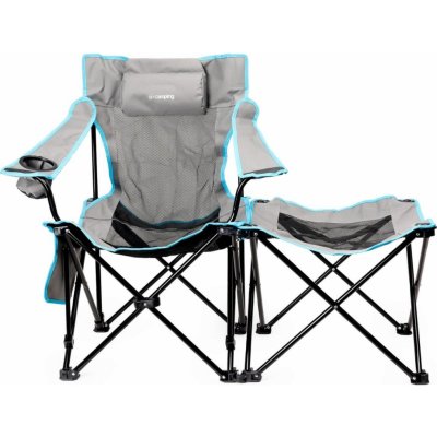Platinet PL0634 Skládací kempingový stůl + židle šedá/modrá – Hledejceny.cz