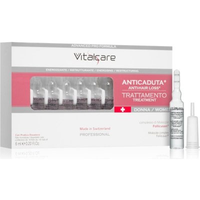Vitalcare Professional Anti-Hair Loss ampule proti vypadávání vlasů pro ženy 10 x 6 ml