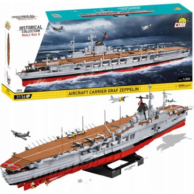 COBI 4826 World War II Německá letadlová loď GRAF ZEPPELIN – Zboží Dáma