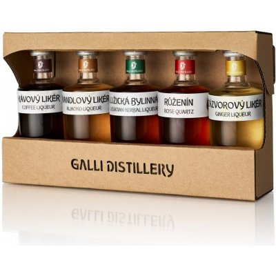 Galli degustační sada likérů 27% 5 x 0,05 l (holá láhev) – Zbozi.Blesk.cz