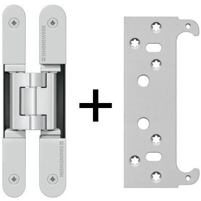 SIMONSWERK Tectus 240 3D F1 sada pant + upevňovací plech FZ pro obložkovou zárubeň – Hledejceny.cz