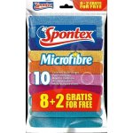 Spontex Microfibre utěrka 30 x 30 cm 8 + 2 ks – Zboží Mobilmania