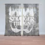 Záclony Stranger Things White: 2ks 150x250cm – Hledejceny.cz
