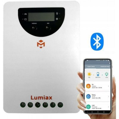 Solární regulátor MPPT Lumiax MC4010BT, 12-24V/40A, U=100V,bluetooth – Hledejceny.cz