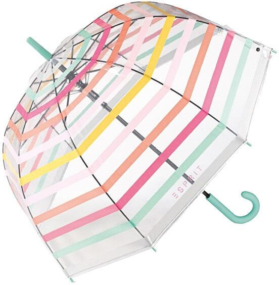 Esprit Long AC domeshape Transparent Stripes 53223 deštník holový průhledný  od 479 Kč - Heureka.cz