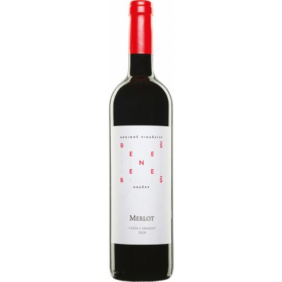 Beneš Merlot velký sud výběr z hroznů 2021 13,5% 0,75 l (holá láhev) – Zbozi.Blesk.cz