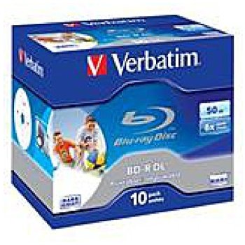 Verbatim BD-R DL 50GB 6x, printable, jewel, 10ks (43736)