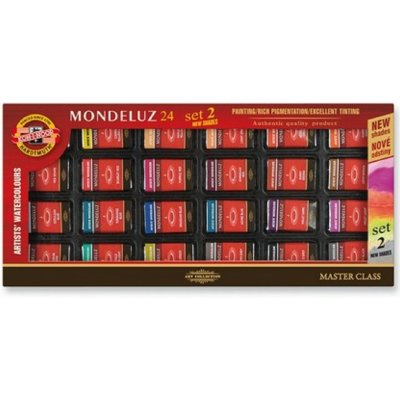 Koh-i-noor Souprava akvarelových barev 24 odstínů mix II. – Hledejceny.cz